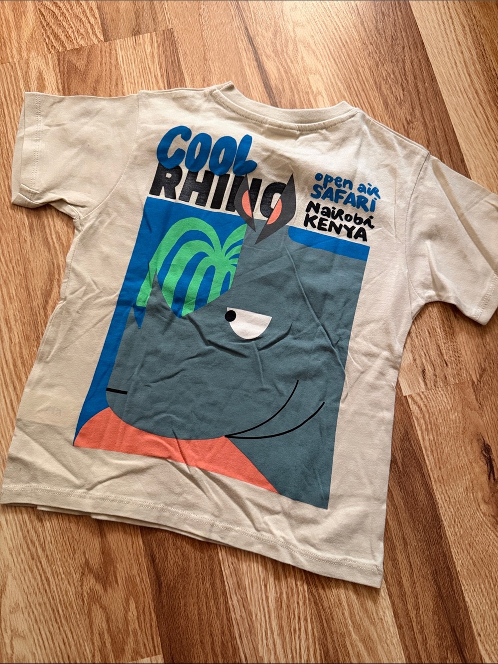 Zara Tee with Rhino Graphic